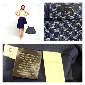 Ann Taylor Navy Blue Women's Skirt Size 4